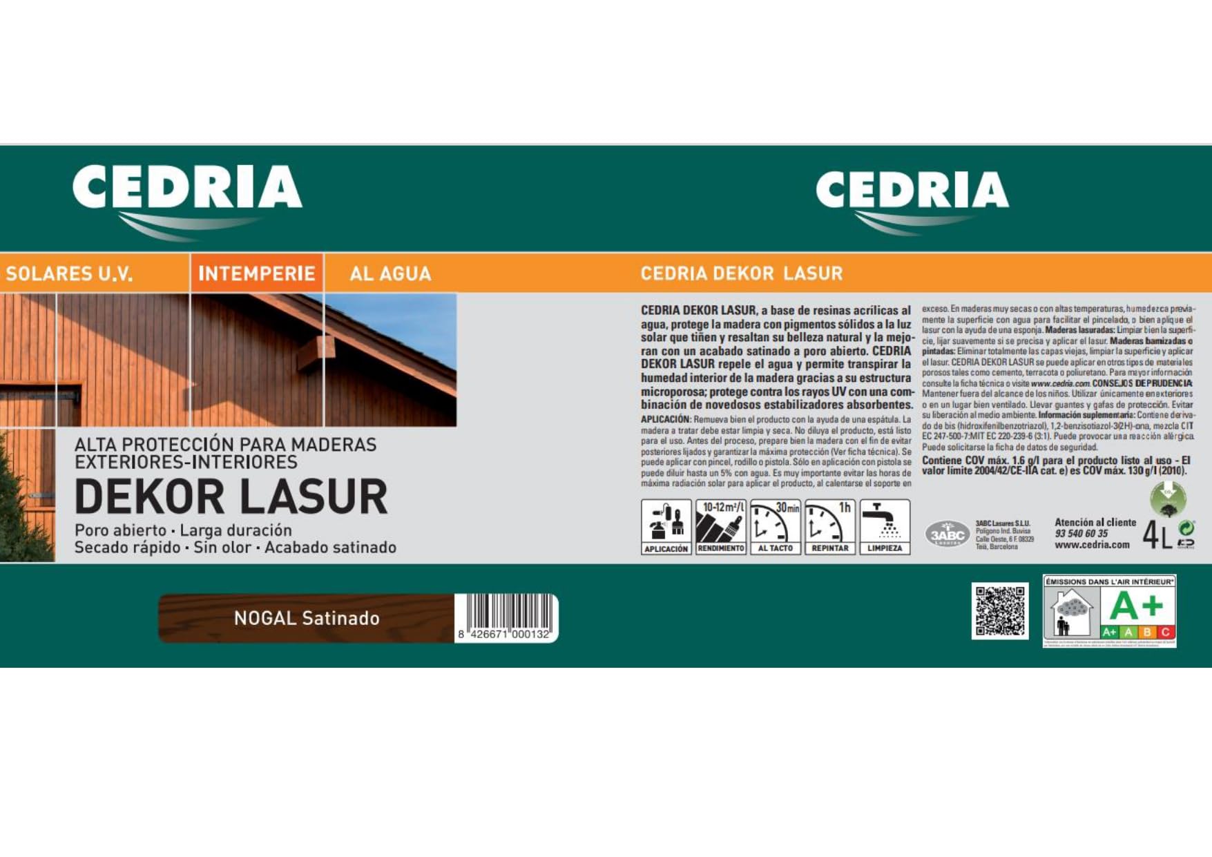 ROBLE Cedria Dekor Lasur 4L