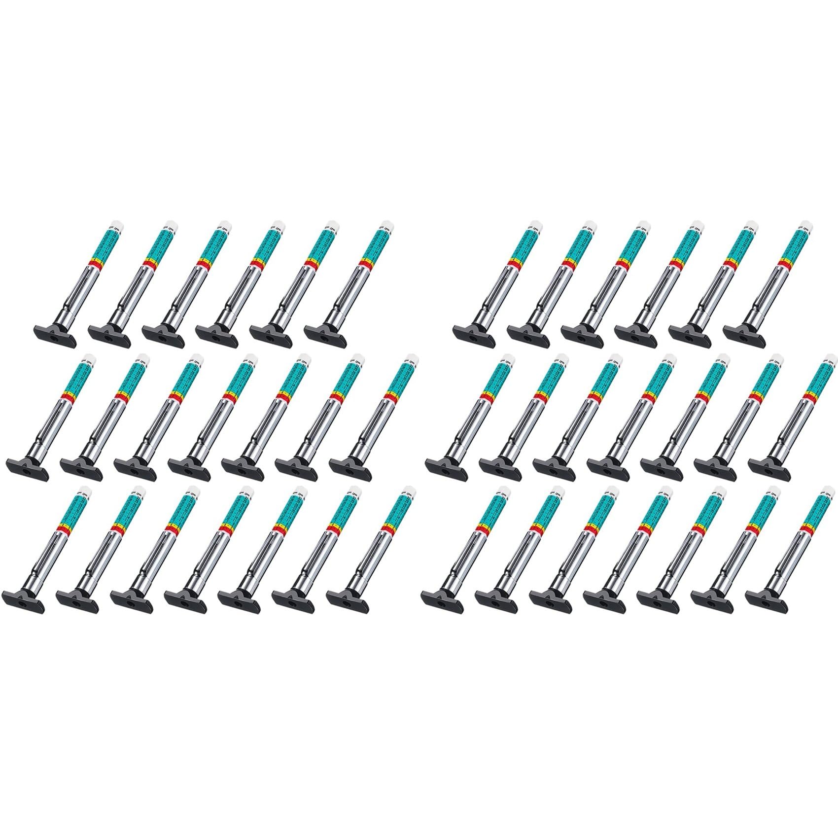 Jnchdghwa 40 Packs Tyre Tread Depth Gauge Color Coded Tire Depth Gauge Tool Tire Tread Depth Accurate Measurement Tools