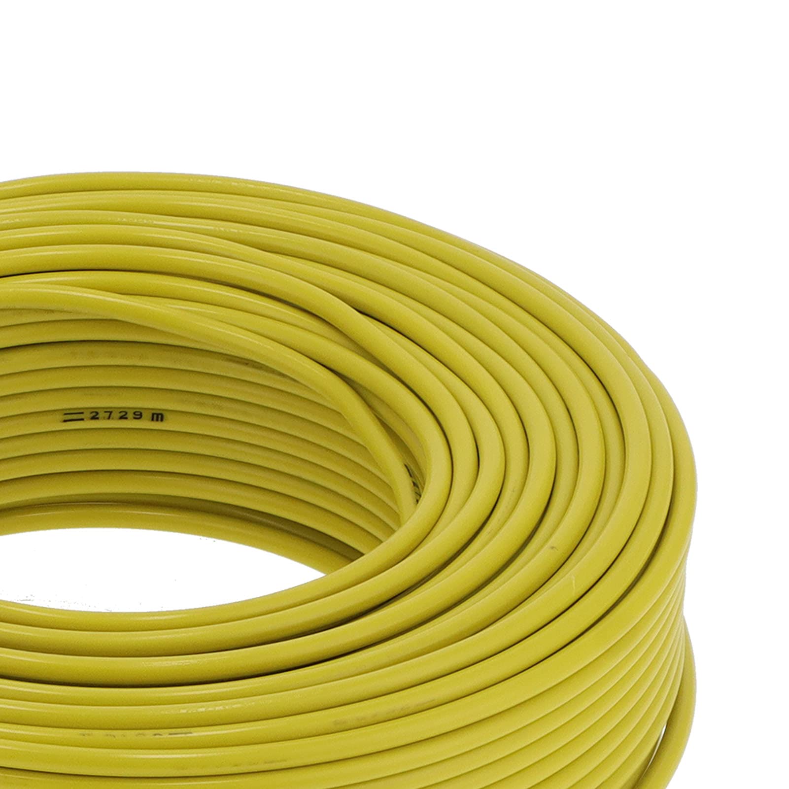 Aramox Przewód Elektryczny Aluminiowy Okrągły Przedłużacz 7 żył 1 X 10 mm² 328,1 Stopy AC300V Izolacja PVC do Sprzętu AGD Małe Narzędzia Instrumenty i Oświetlenie Elektryczne