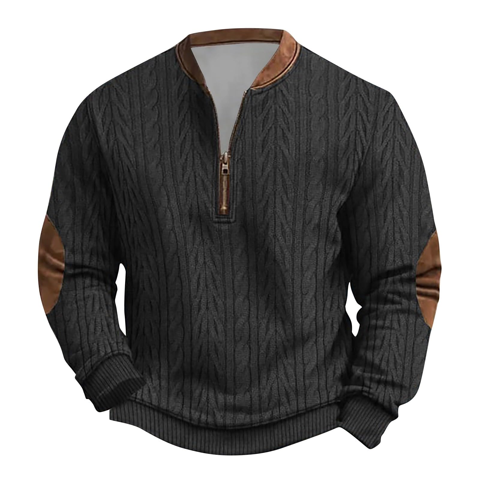Herren Sweatshirt Langarm Winterpullover Herren Warm Weihnachtspullover Weihnachtspulli Lustig Crewneck Langarmshirt Arbeitswinterjacken Fleecejacke Hasenkostüm Erwachsene