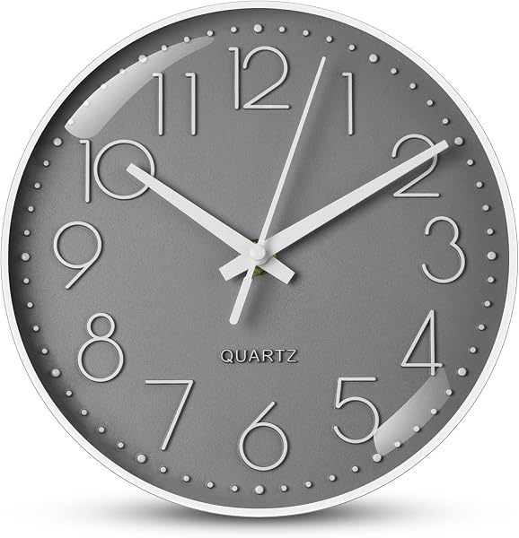 Wall Clock Silent & Non Ticking Modern