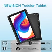 Vista 3 de Tablet de 7 pulgadas con estuche, tabletas Android de cuatro núcleos, 4 GB RAM 32 GB ROM 512 GB expandibles, pantalla IPS HD de 1024x600, 3500 mAh
