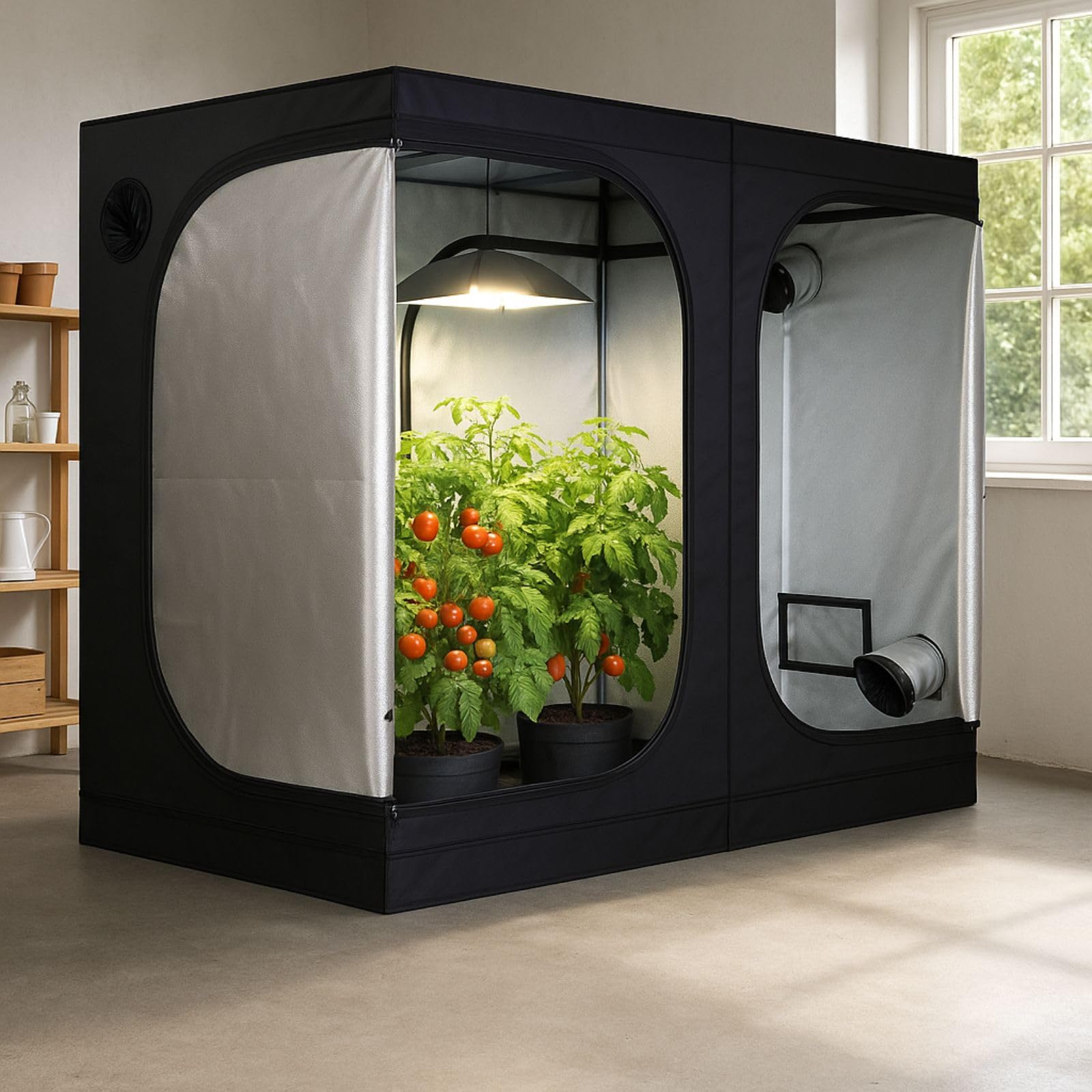 Secret Jardin Hydro Shoot 480 x 240 x 200 cm - Grow Tent, Plant Cabinet, Grow Tent, Home Box,