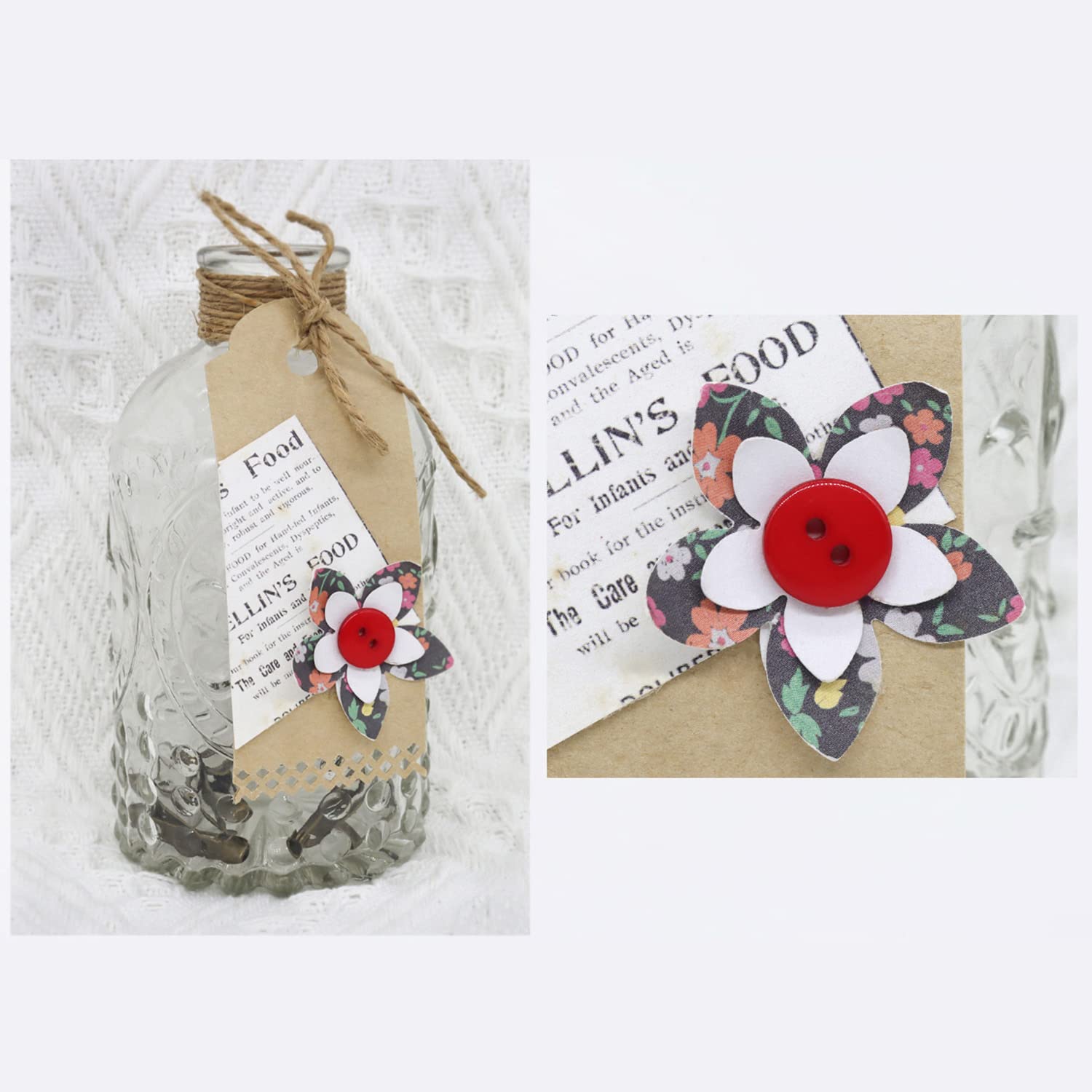 Bira Craft Birkenblatt-Stanzer – 5,1 Cm Großer Hebelstanzer Für Papier, Scrapbooking & Kartenbasteln