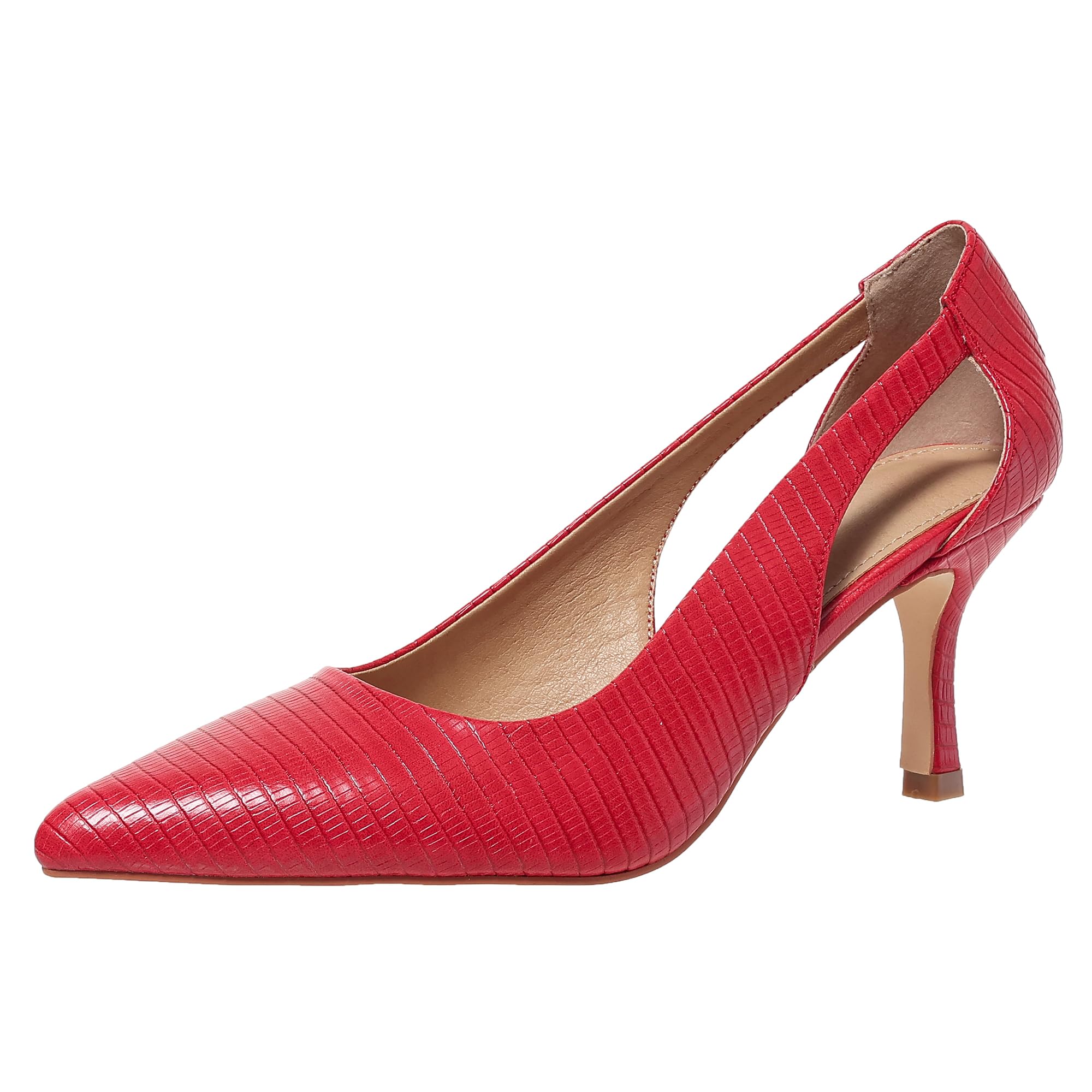 Bplangat Women's Pumps Pointed Toe Pump Shoes Kitten Heel Comfort Cut Out Dress Shoes for Office Wedding Party Dressy Casual, US Size 5-11