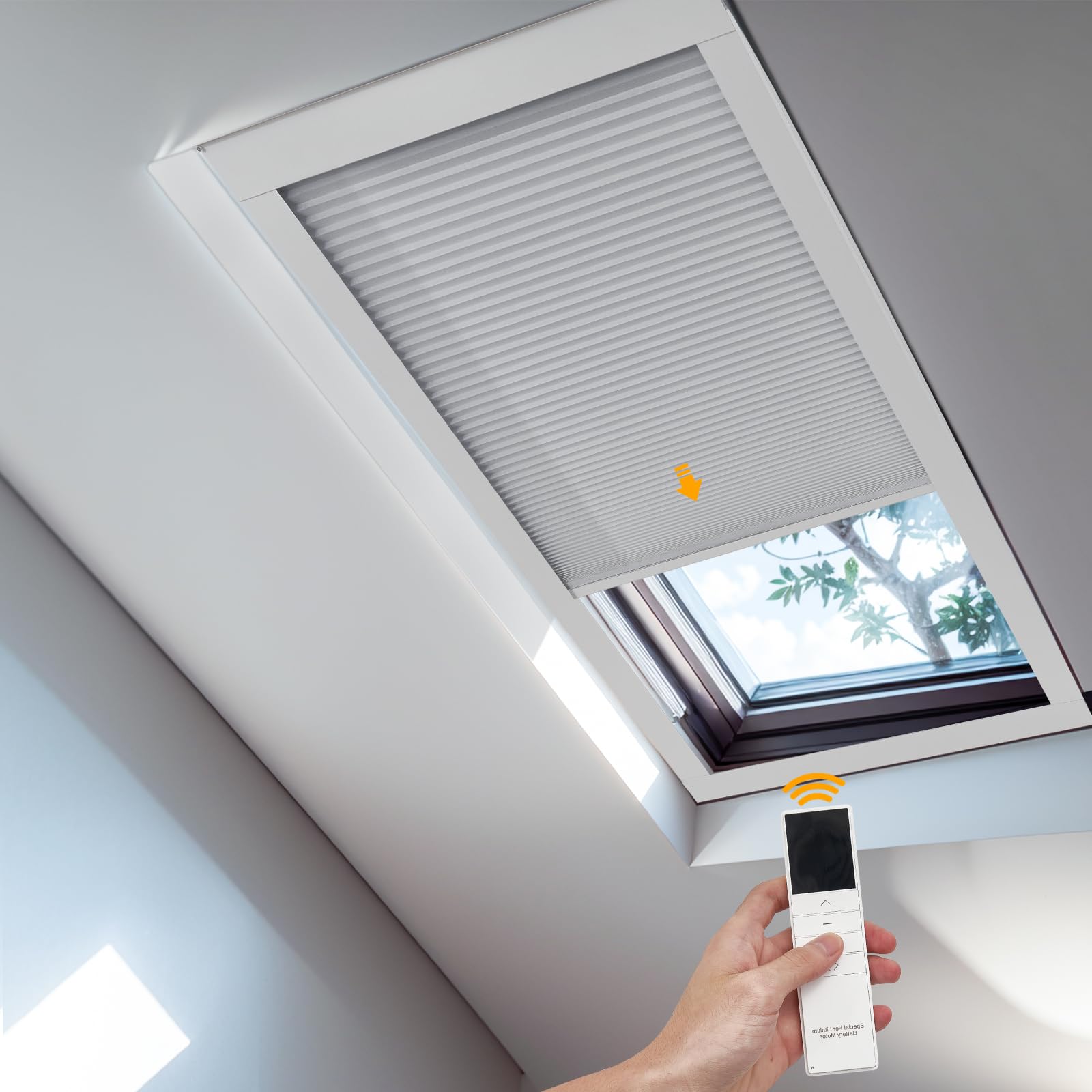 Amazon.com: Keego Motorized Cordless Skylight Cellular Shades