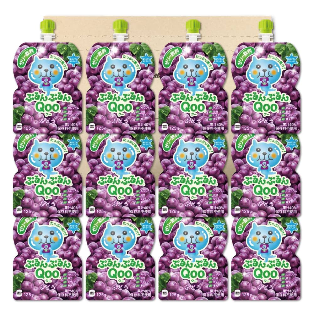 Amazon.co.jp: ミニッツ メイド ぷるんぷるんQoo ぶどう 125g
