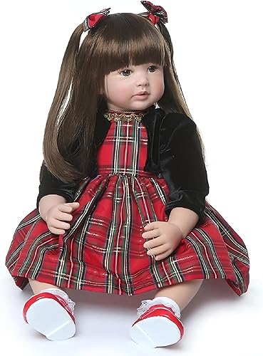 Miniatura 10 de iCradle Muñeca Bebe de silicona suave Reborn de 24 pulgadas y 236in de aspecto realista para niños mayores de 3 años niño