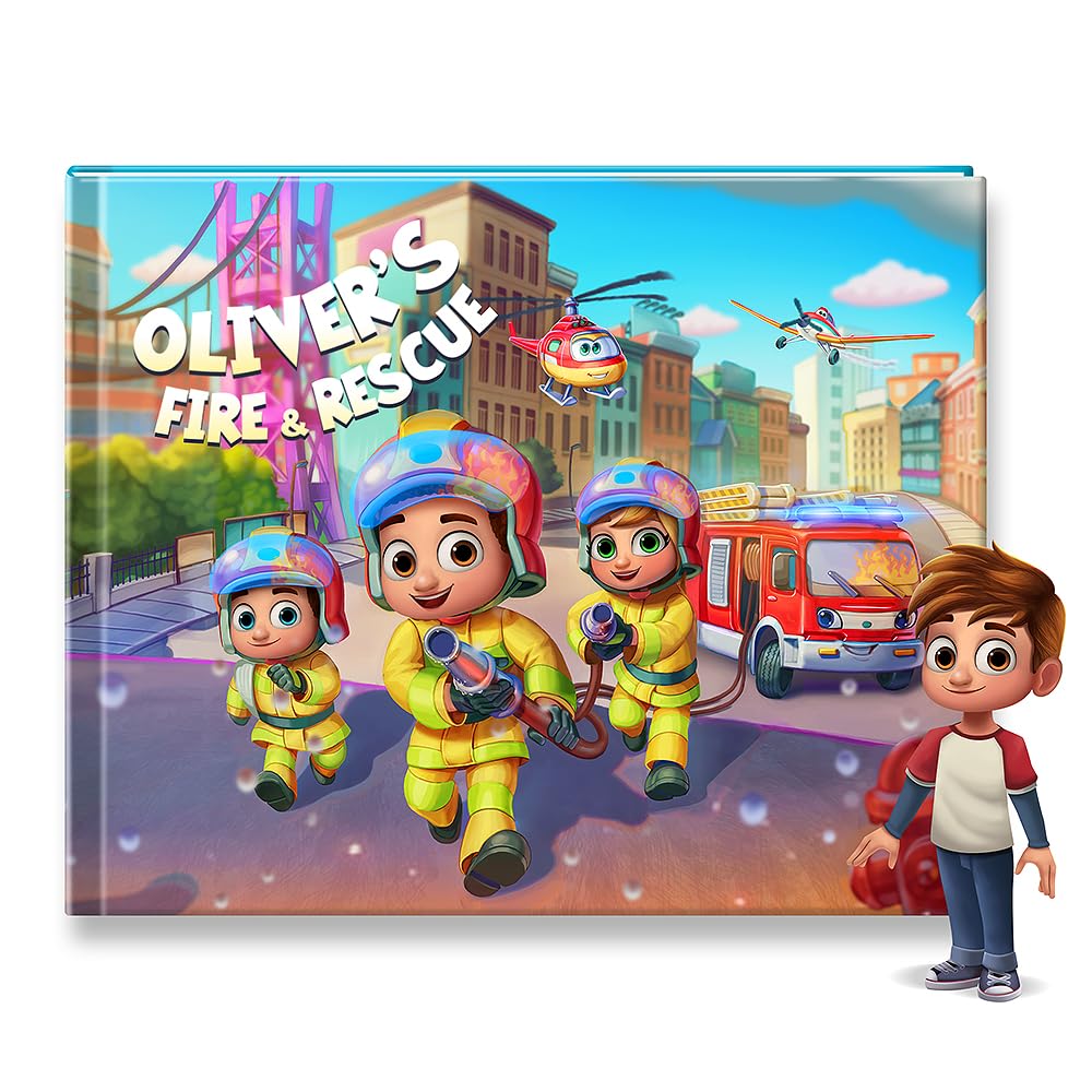Personalized Fire and Rescue Story Book