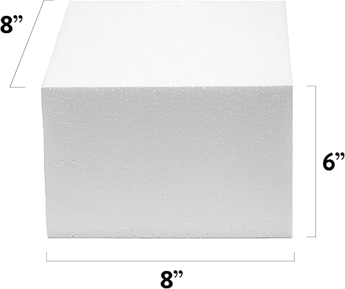 Miniatura 6 de Cuadrado para tartas, 8 x 8 x 6 pulgadas por Global Sugar Art