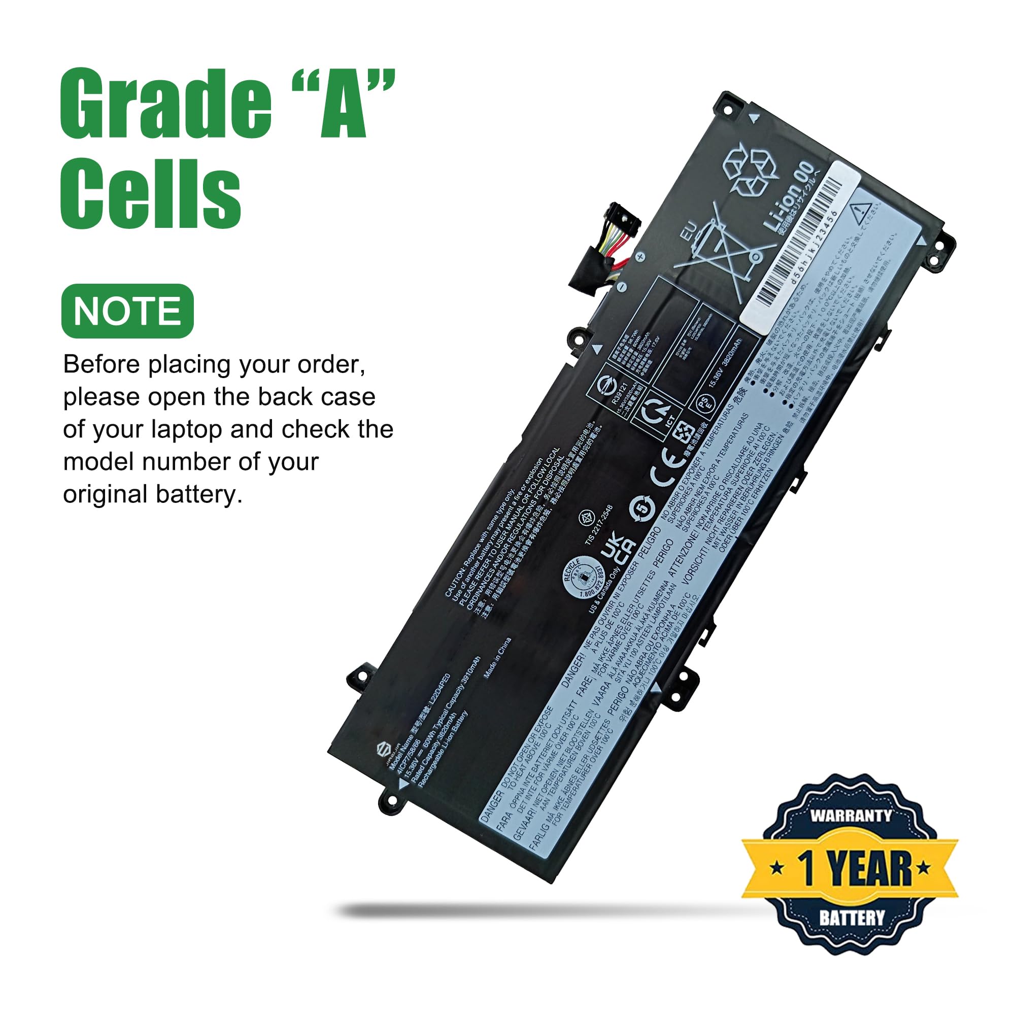 Amazon.com: JIAZIJIA L22D4PE0 Laptop Battery Replacement for