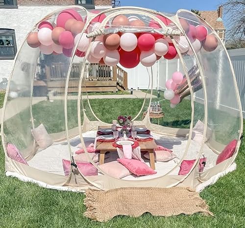 Tienda de campaña al aire libre emergente de las casas de pantalla, Gazebo de esquina no muerto completamente transparente de 540 grados