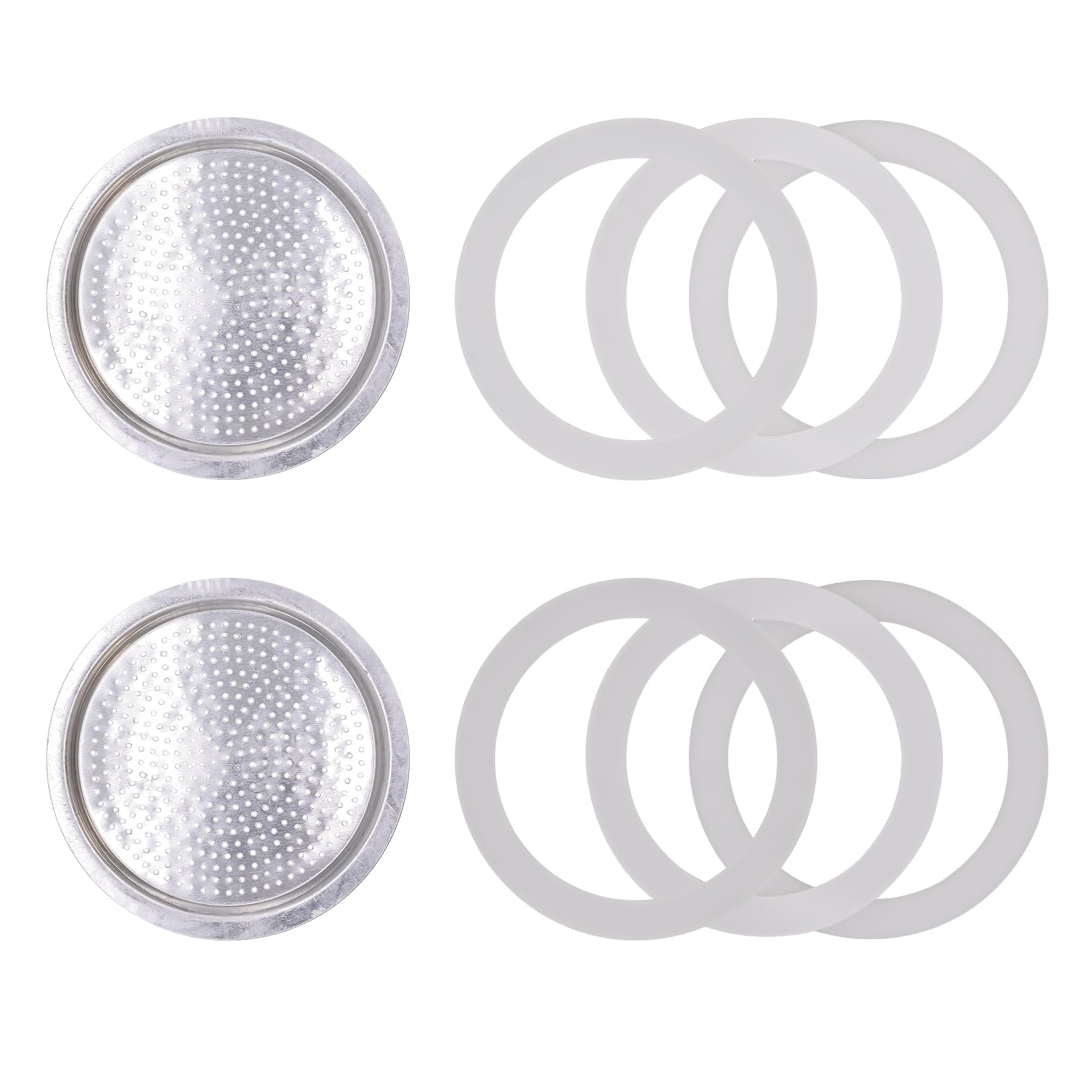 6 Cup Coffee Gasket for Bialetti Moka Aluminium Stove Top Espresso Machine Pots Express -…