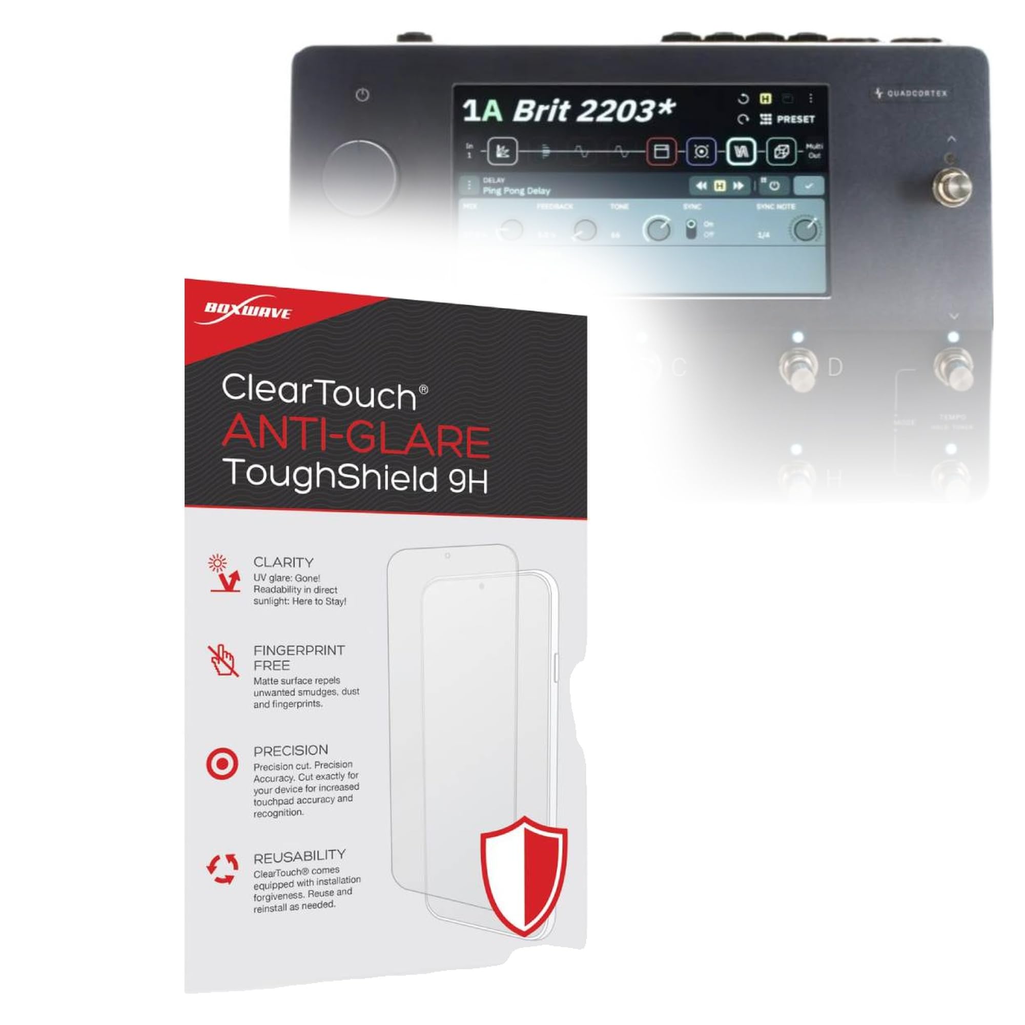 Neural DSP Quad Cortex（画面保護フィルム付） Amazon.com: BoxWave Screen Protector Compatible with Neural DSP