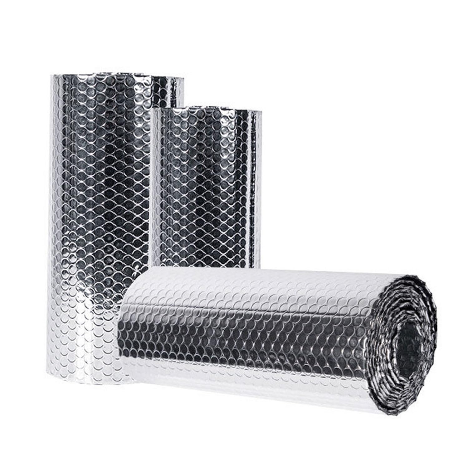 Pannelli Termoriflettenti per Termosifoni Rotolo Alluminio Isolante Termico Riflettente Foil Radiatore Rotolo di Isolamento Bolla Pellicola Pannello per Rradiatori Barriera Radiante ( Size : 1x10m )