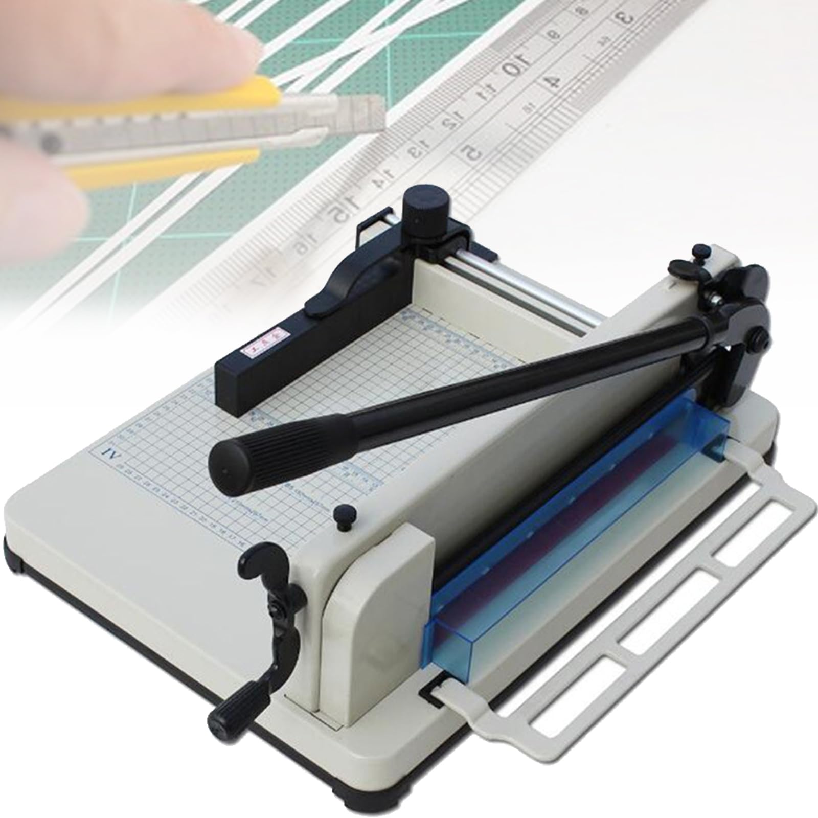Paper Guillotine A4 Paper Cutter & Trimmer With Safety Guard - Portable ...