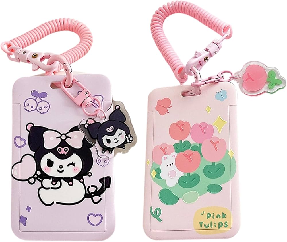 2Pcs Id Card Holder for Office Stylish Kpop Photocard Holder