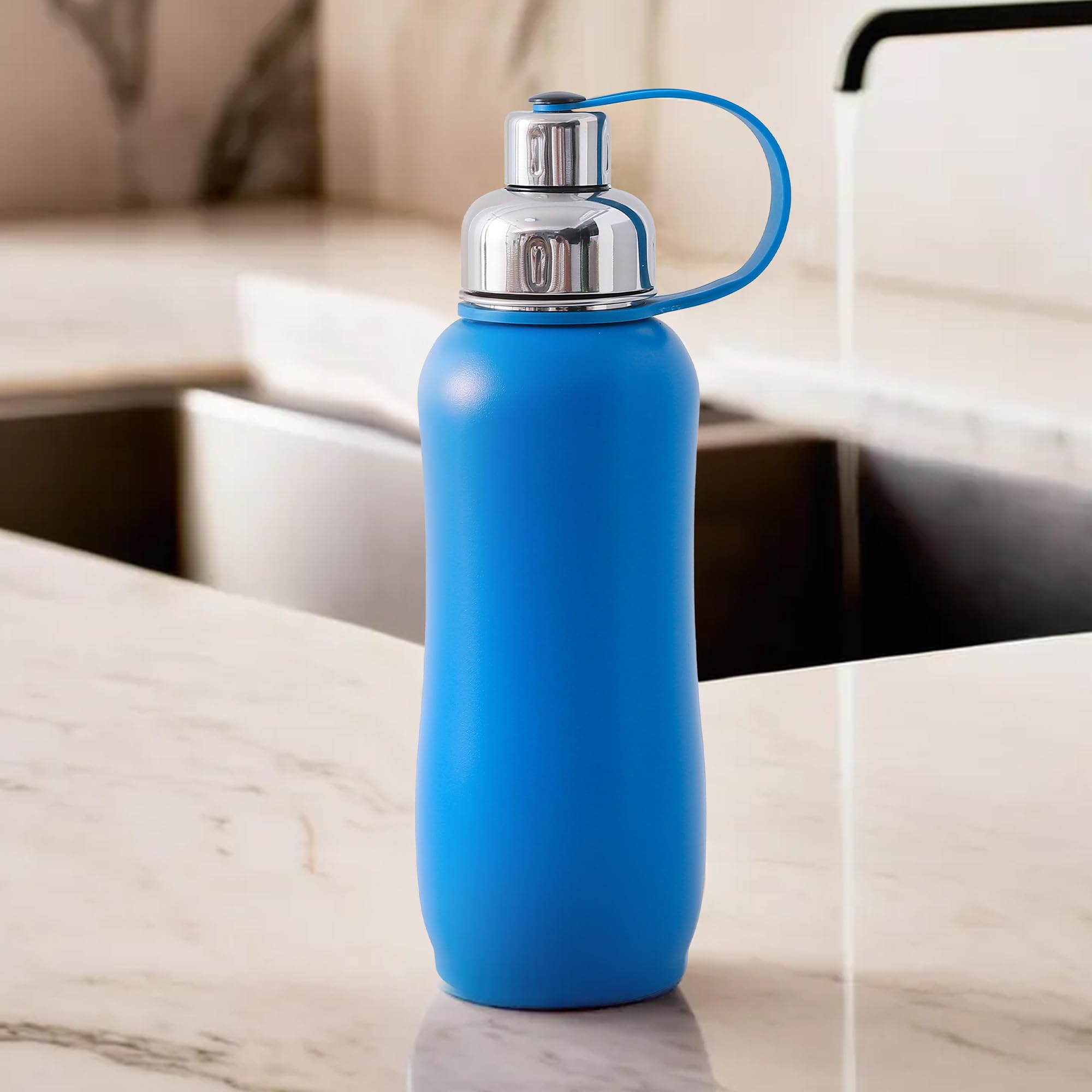UMAI 750ml Insulated Thermosteel Bottle | Hot And Cold Water Bottle for Office, Gym, School | Leakproof | Vacuum Insulated Water Bottles | Easy Carry Flask for Kids/Adults | Blue (B0CQYCFM53) Amazon Price History, Amazon Price Tracker