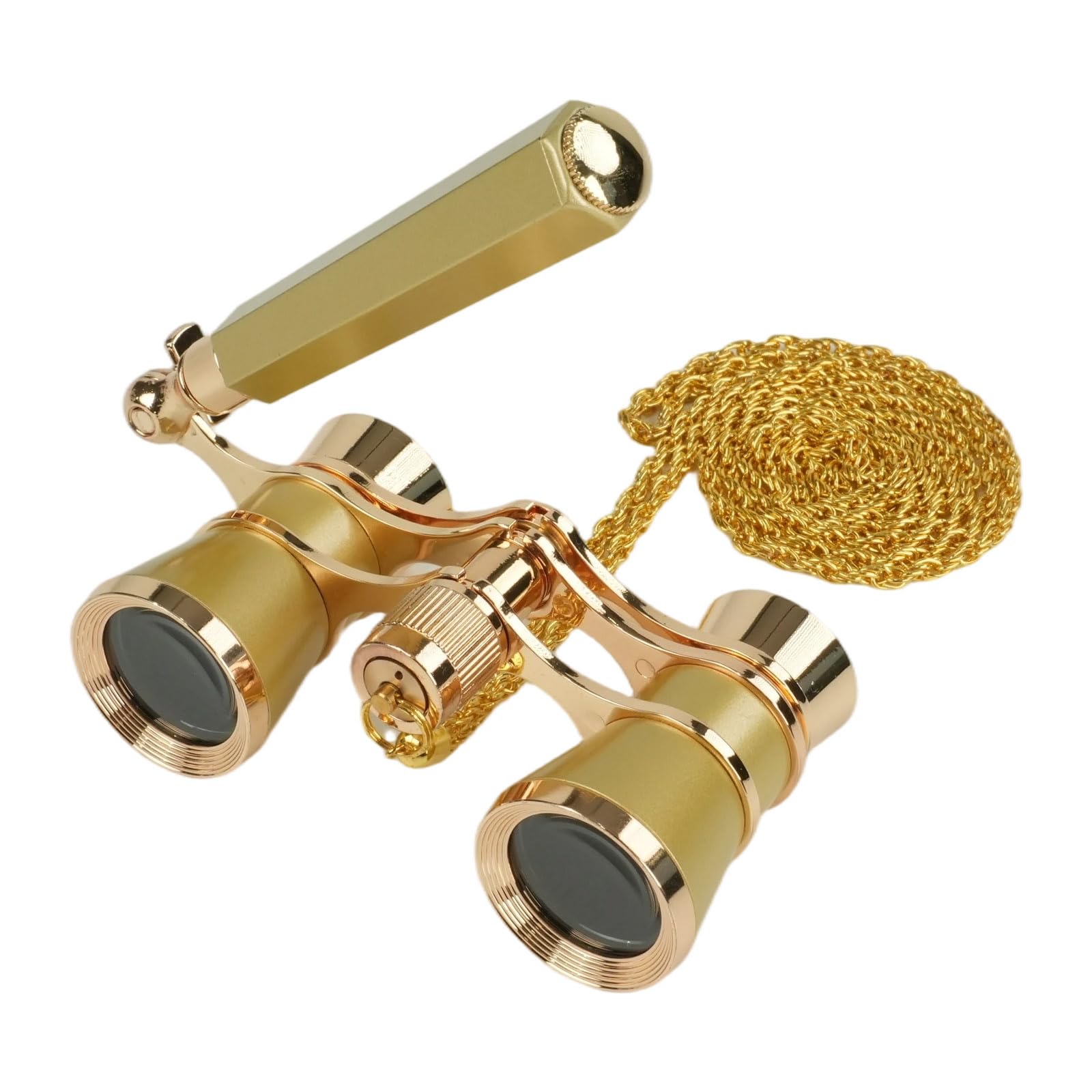 BOATRON Binocolo da Teatro 3x25 con Manico Regolabile e Catena - Ottica BK7, Design Vintage e Compatto - Per Opera, Concerti e Sport - Regalo Elegante per Adulti e Bambini