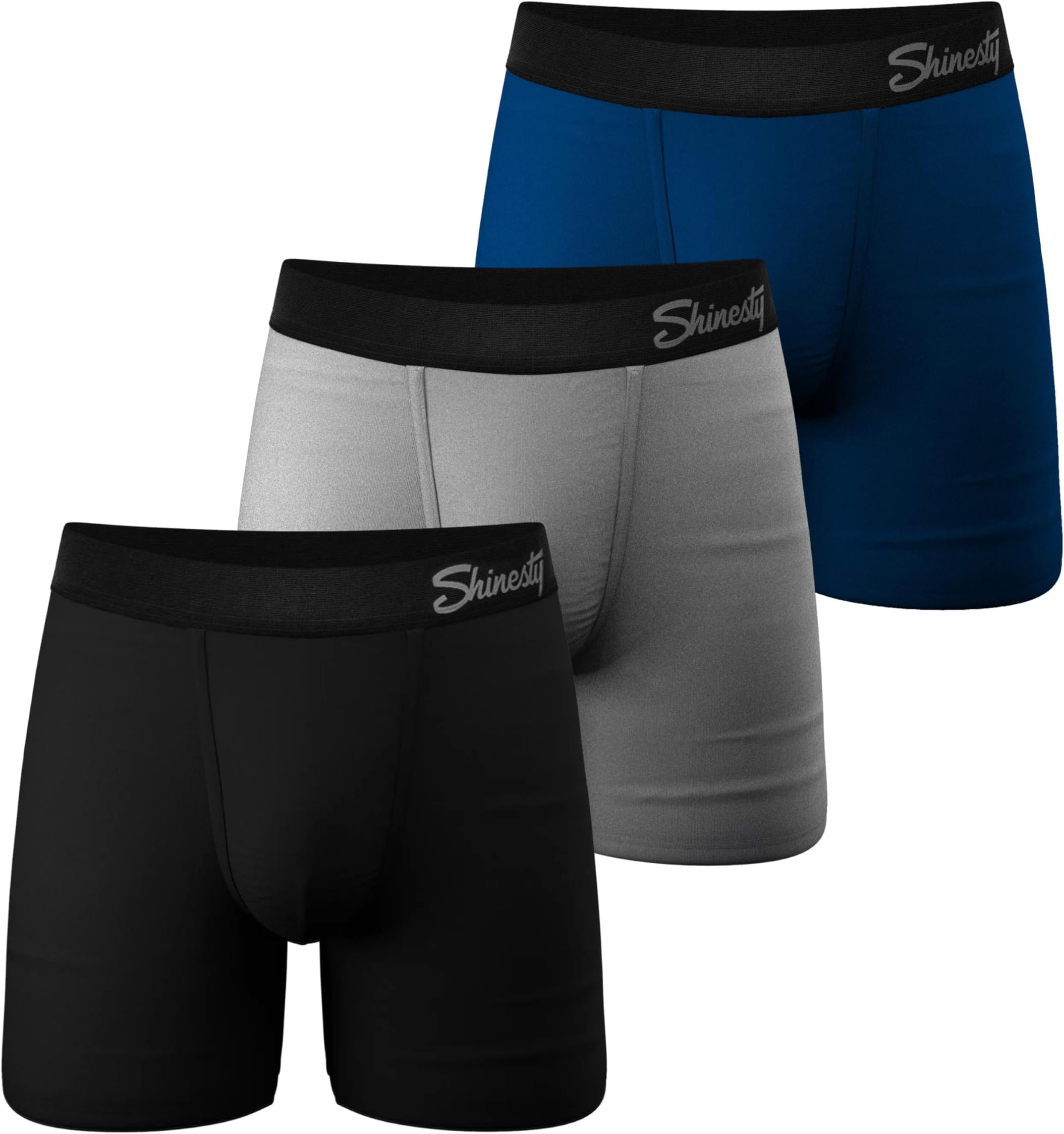 Ball Hammock Mens Boxer Briefs | Bulge Enhancing Underwear Flyless | 3 Pack