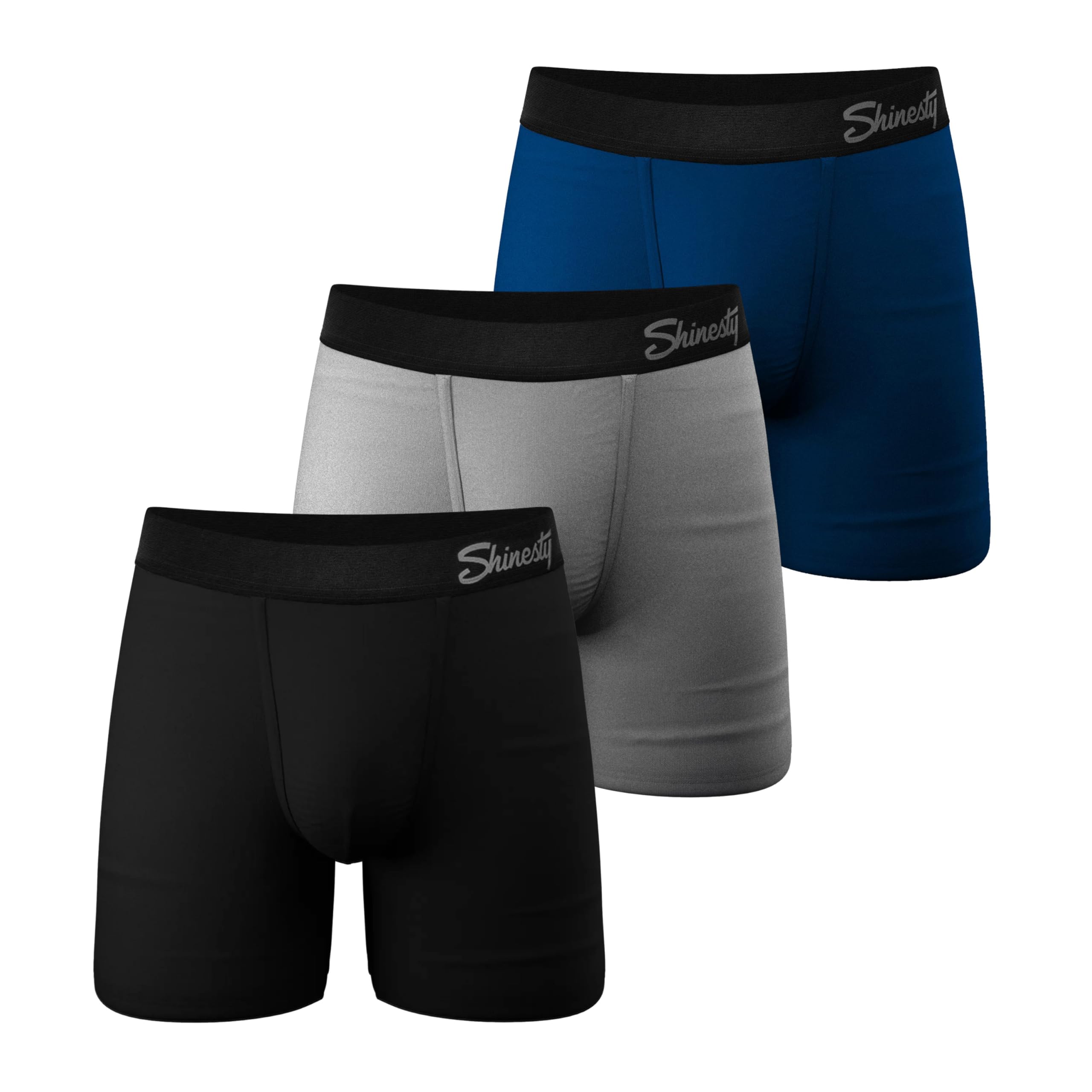 Ball Hammock Mens Boxer Briefs | Bulge Enhancing Underwear Flyless | 3 Pack