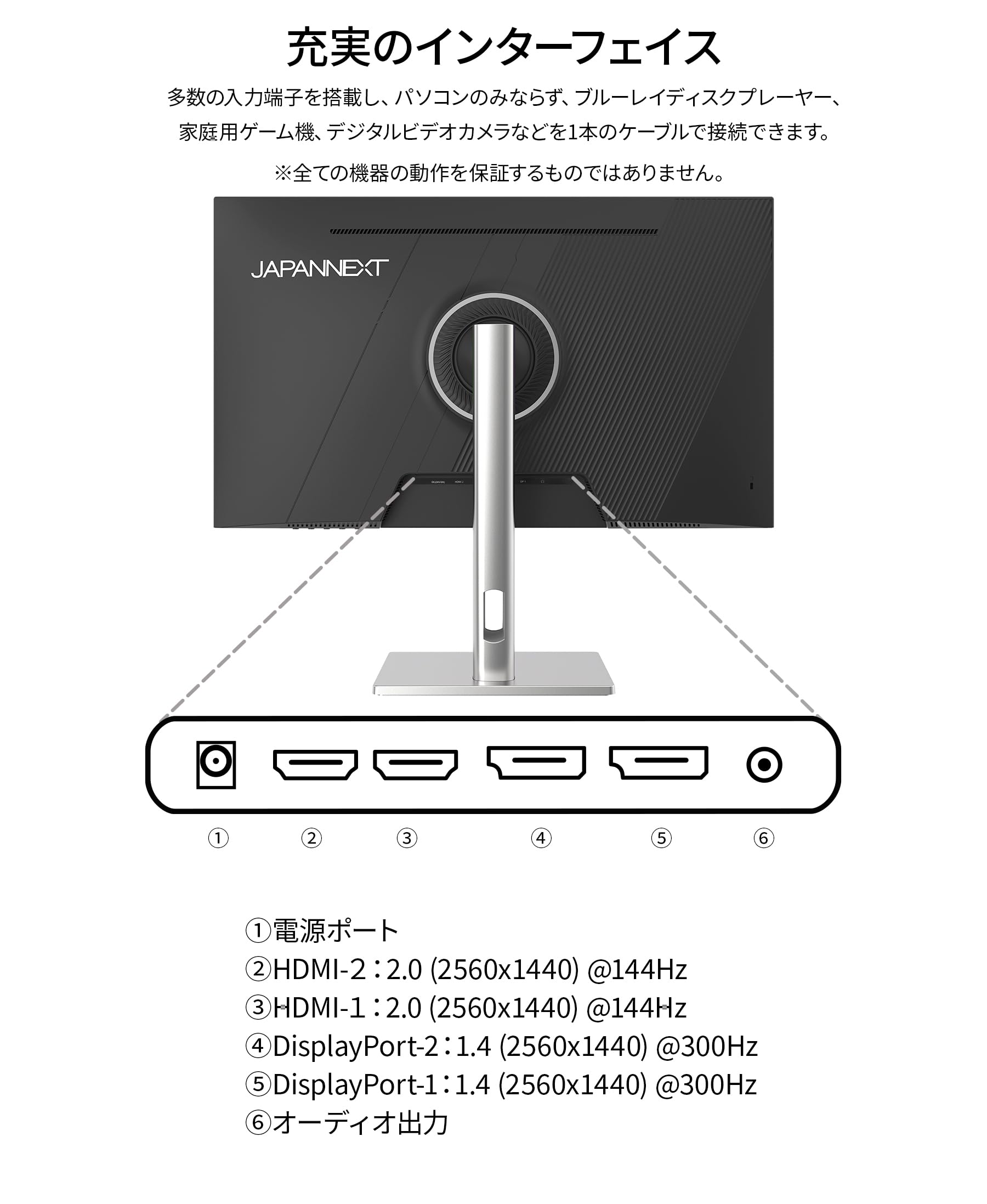 JAPANNEXT 27 ゲーミングモニター JN-IPS27G300Q-HSP Amazon.co.jp: JAPANNEXT 27インチ IPSパネル搭載 300Hz/1ms(MPRT)対応