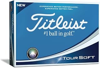 TITLEIST Tour Soft Golf Balls, White, One Size