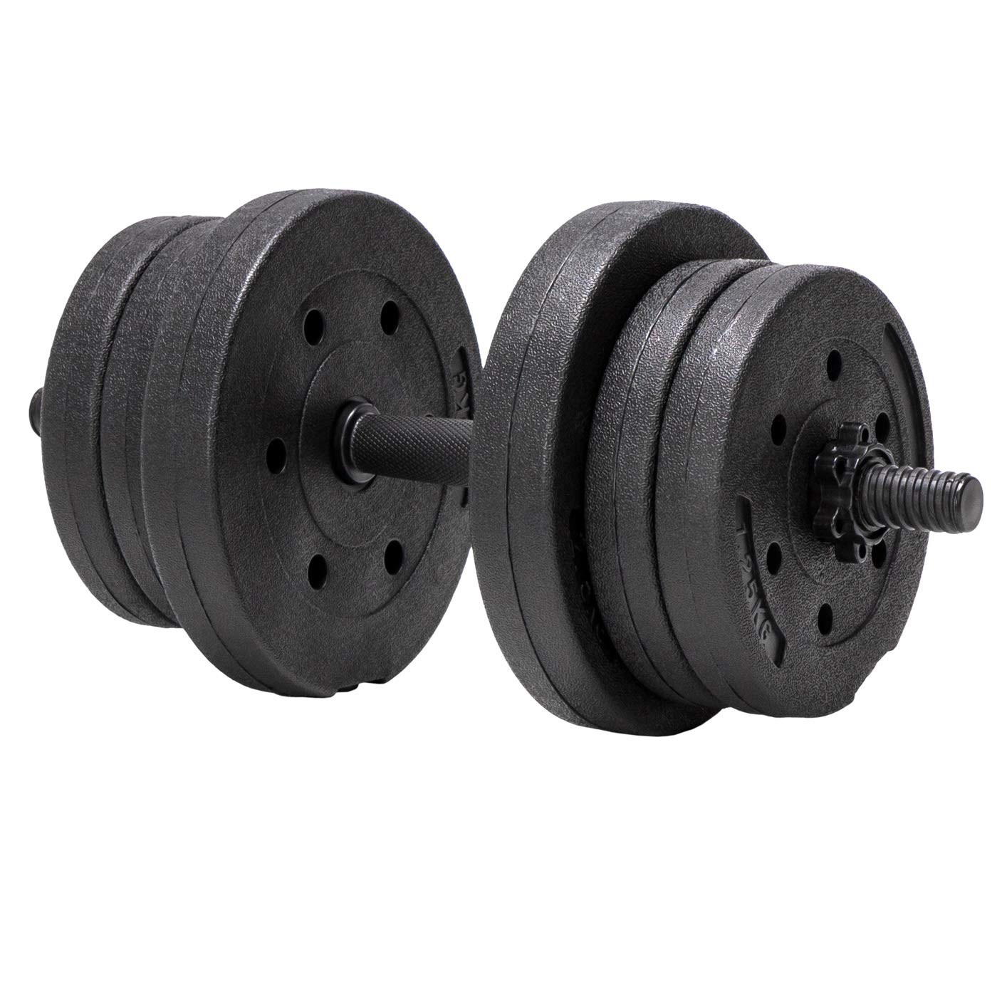 Hantle treningowe bitumiczne AbarQs (2x10kg)
