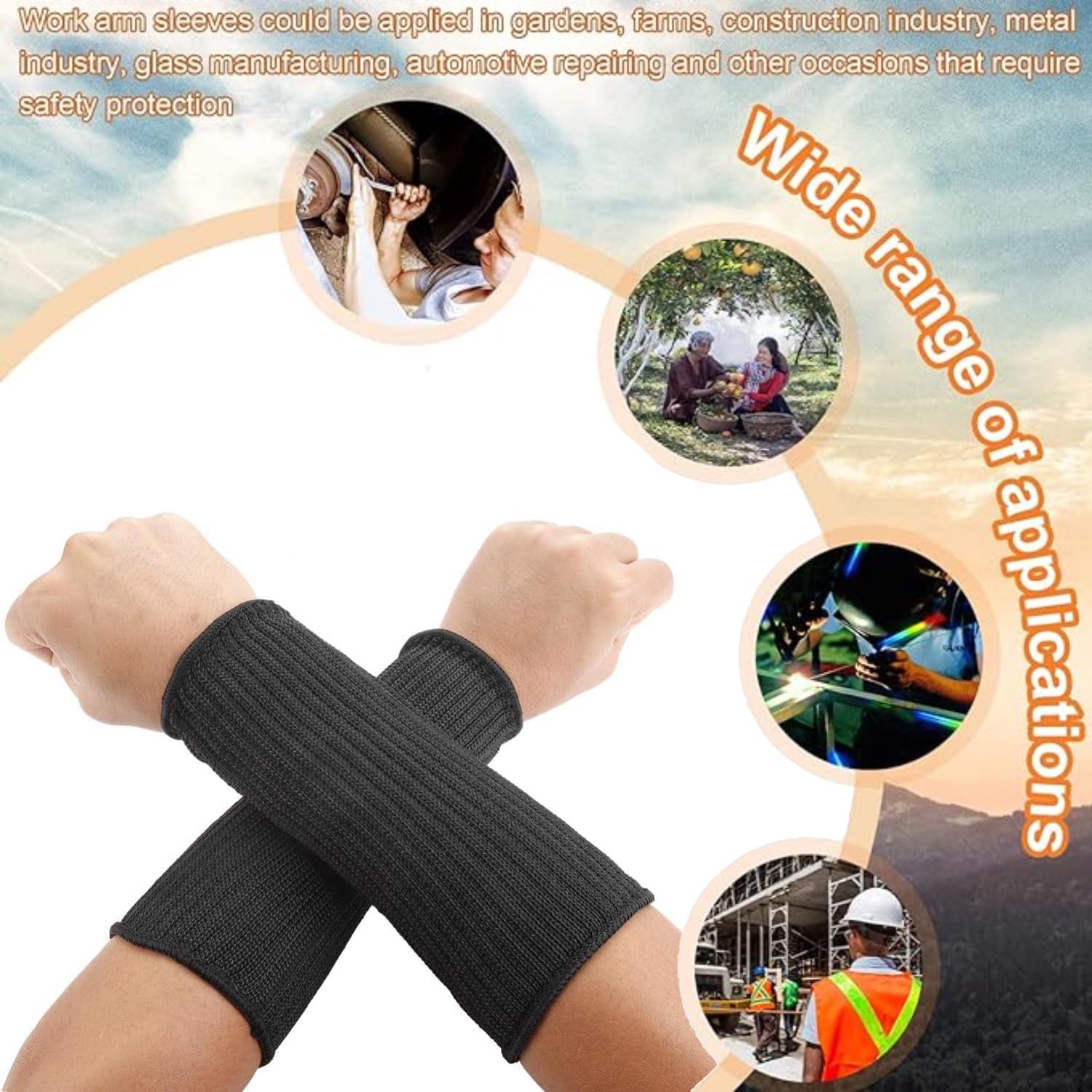 Protezioni Per Le Braccia Per Lividi, Taglio, Bruciare, Resistenti Al Calore, Protezioni Per Maniche, Maniche Protettive Per L'avambraccio, Cucina, Giardinaggio, Sicurezza - Foto 7