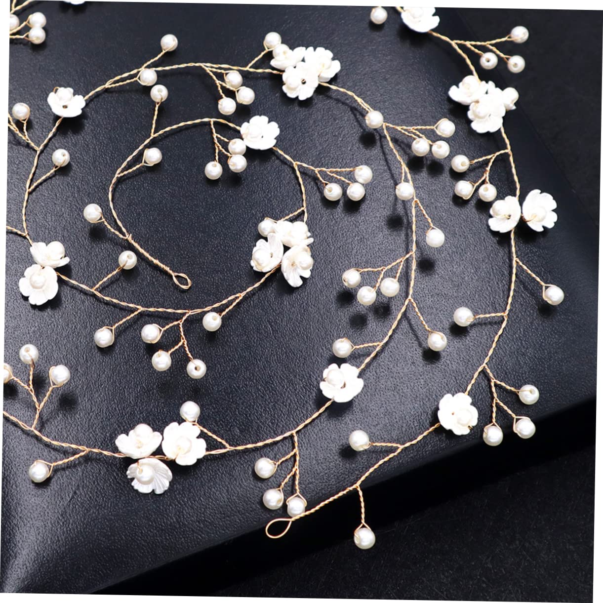 FRCOLOR 3 Tocados Con Cadena Para El Pelo Para Mujer Hechos A Mano Banda Para El Pelo Diadema Creativa Para Boda Graduación Y Noche.