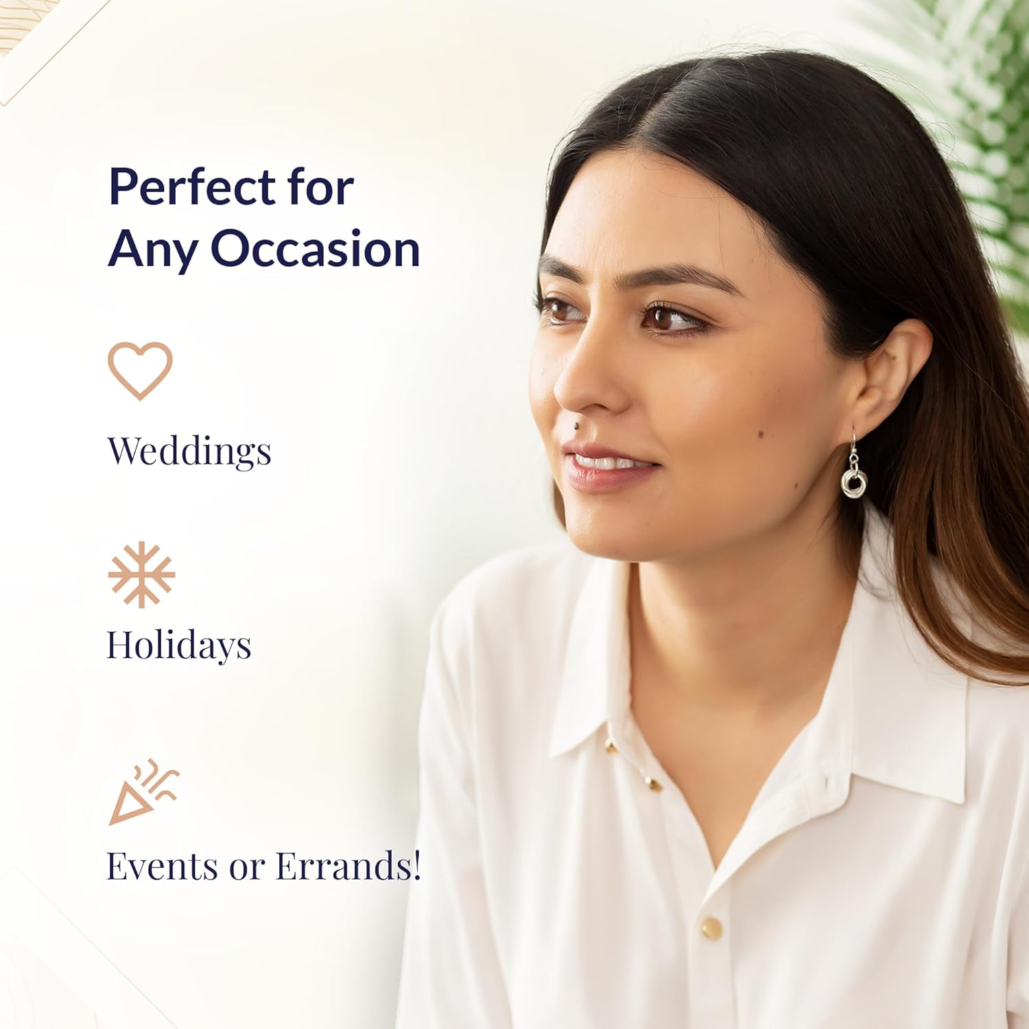 Dainty 925 Sterling Silver Love Knot Earrings | Nickel-Free Silver Circle Dangle Drop Earrings for Women | Elegant Everyday Jewelry Gift for Her - Image 5