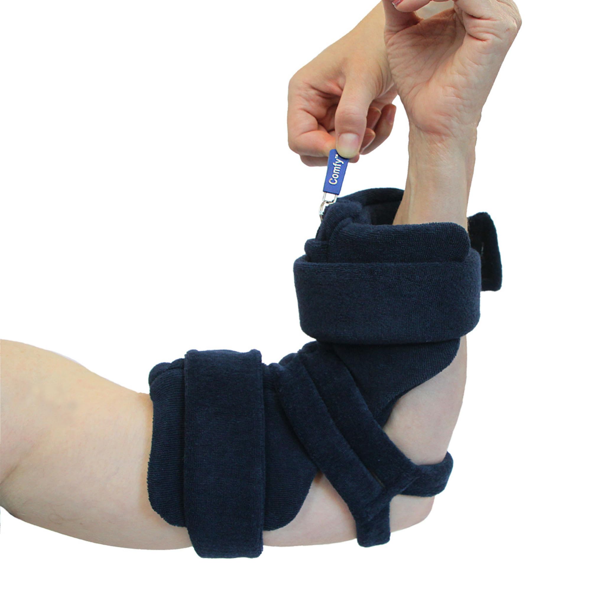 Comfy Splints Locking Elbow Orthosis – Adjustable Range of Motion Support Brace for Elbow Contractures and Injury Recovery – Part #LE-101