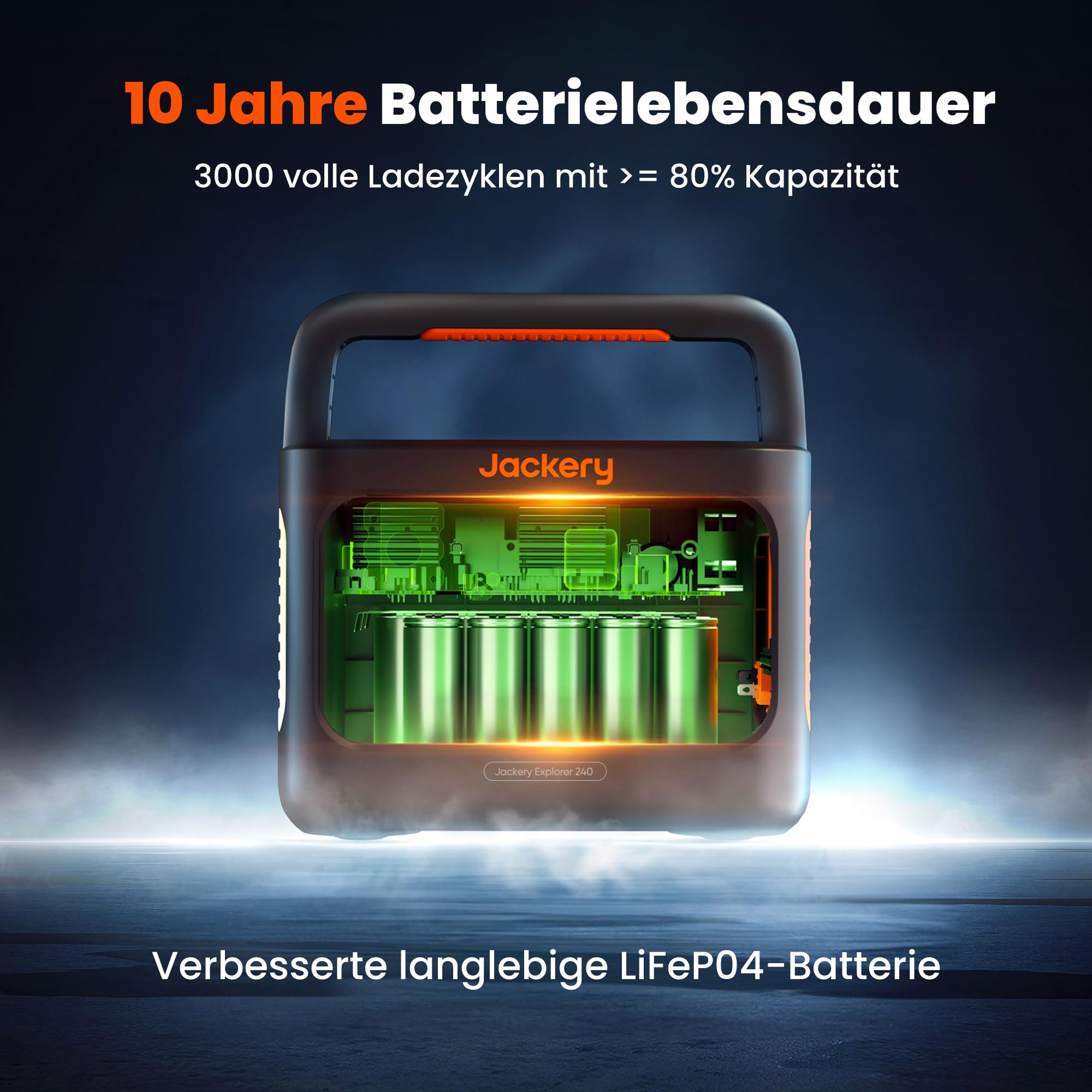Jackery Explorer Portable Power Station 240 V2, 256Wh LiFeP04