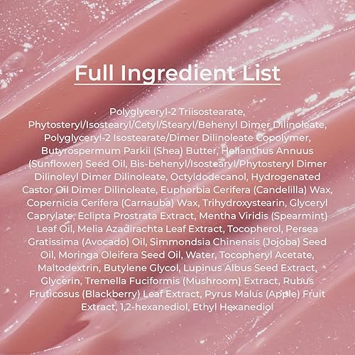 Miniatura 8 de Natural Plumping Vitamin E Lip Mask 2EA  Hidratante labial hidratante para labios suaves, suaves y regordetes, infundido con aceites naturales,