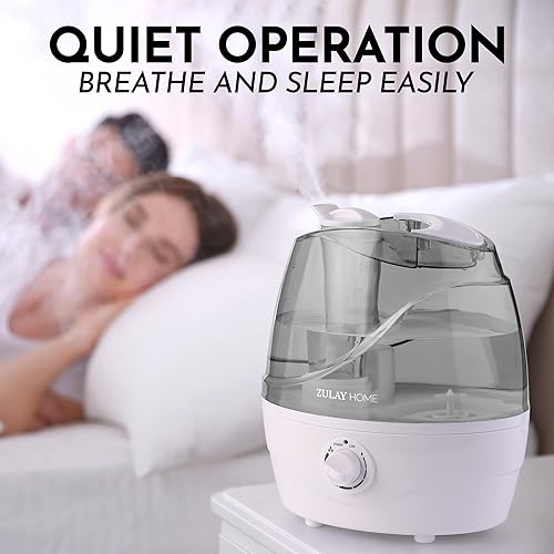 Miniatura 3 de Zulay Home Humidificadores de niebla fría para dormitorio (tanque de agua de 2.2L) - Humidificadores ultrasónicos silenciosos para habitación grande