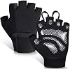 sunnex Gym Gloves for Women & Men - Fingerless Workout for Weightlifting, Lightweight Breathable Fitness for Sports