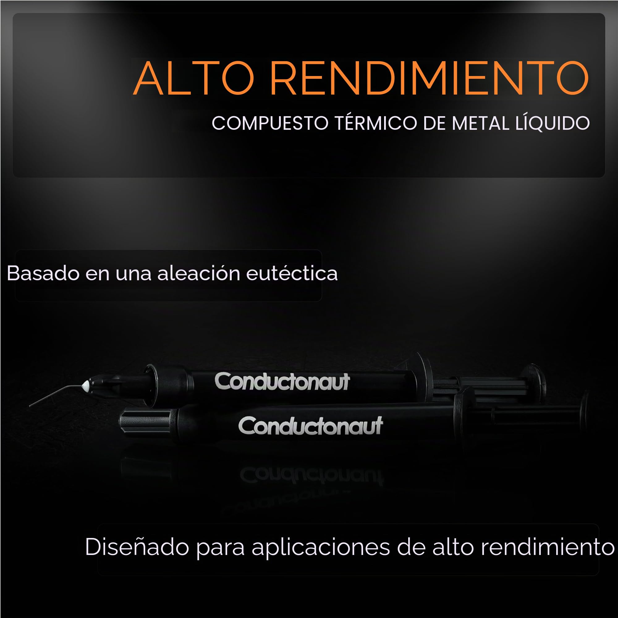 Thermal Grizzly - Conductonaut - Pasta conductora térmica de Aluminio Hecha de Metal líquido No Adecuado Grandes Sistemas de enfriamiento Metal líquido para Enfriar la CPU, GPU (5 Gramo)