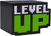 Paladone Level Up Light with Sound Retro Game Room Decor - Great Gift for Gamers, Teens, Fathers, Man Caves - Battery Operated