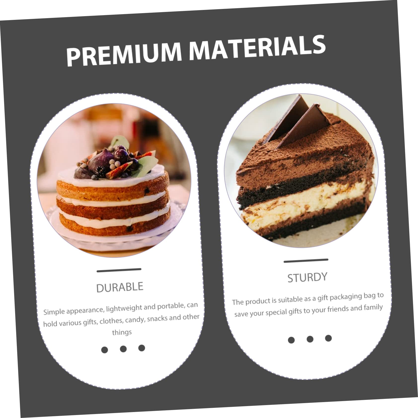 KOMBIUDA 6piezas Bolsa Decorativa De Patrón De Mármol Para Pasteles y Flores Para y Empaque De Cumpleaños