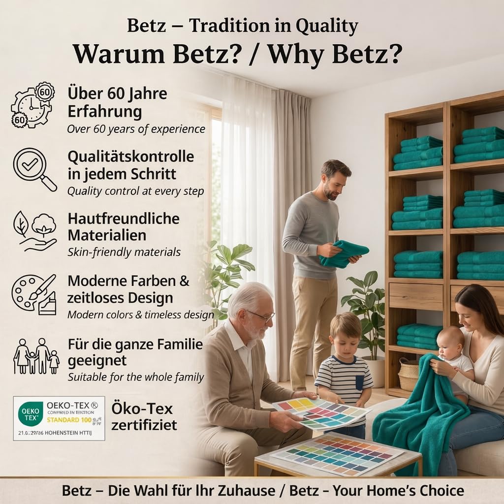 Betz Juego de 10 Piezas de Toallas Premium 100% algodón 2 Toallas de baño 4 Toallas de Mano 2 Toallas Invitados 2 Manoplas de baño Color
