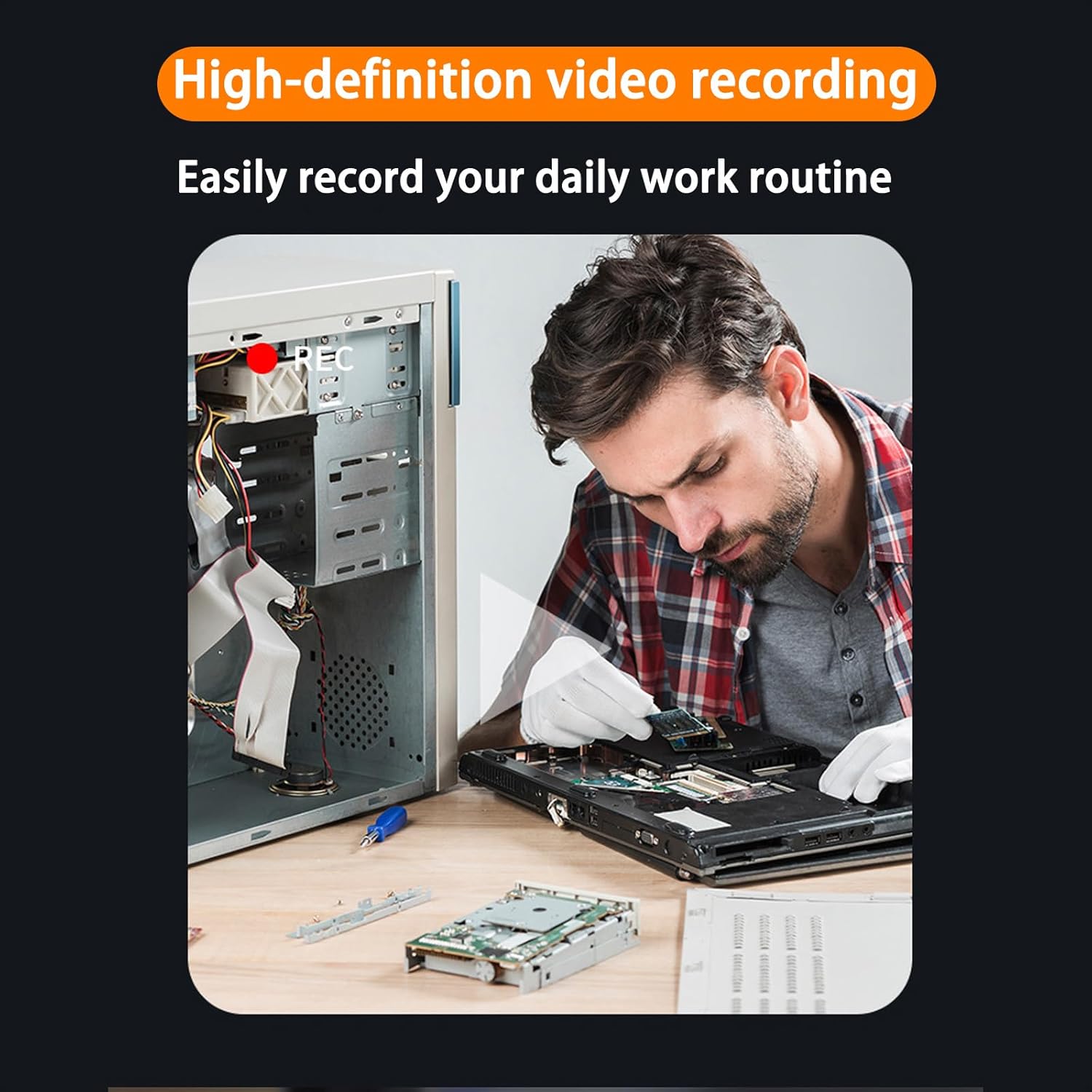 64GBストレージとPCライブストリームを備えたプロフェッショナル2MPデジタル顕微鏡、電子機器の修理および科学研究用PCリアルタイ