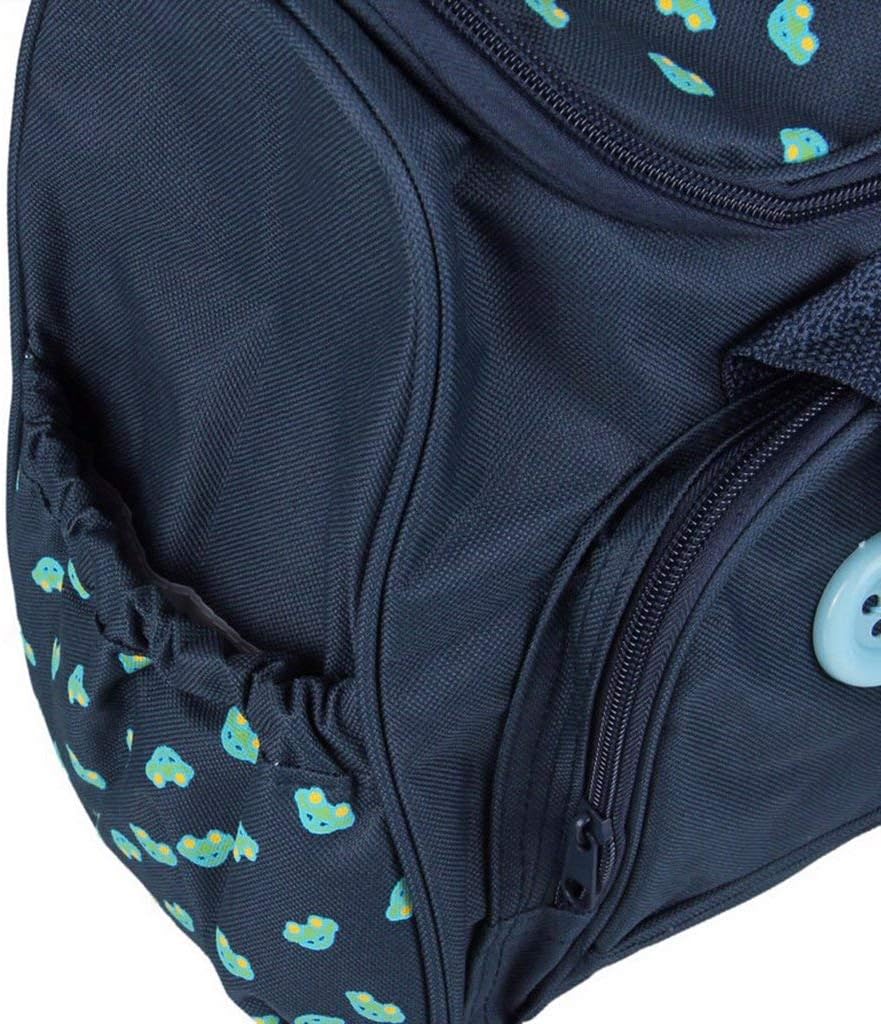 Set of 4 Waterproof Baby Bottle Changing Bag Mummy Bag - Dark Blue