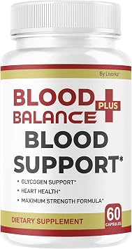 BloodBalance Plus Capsules - Official BloodBalance Plus Support Supplement Premium Pills All Natural Advanced Formula Multivitamin for Overall Health & Wellness, 60 Capsules for 1 Month