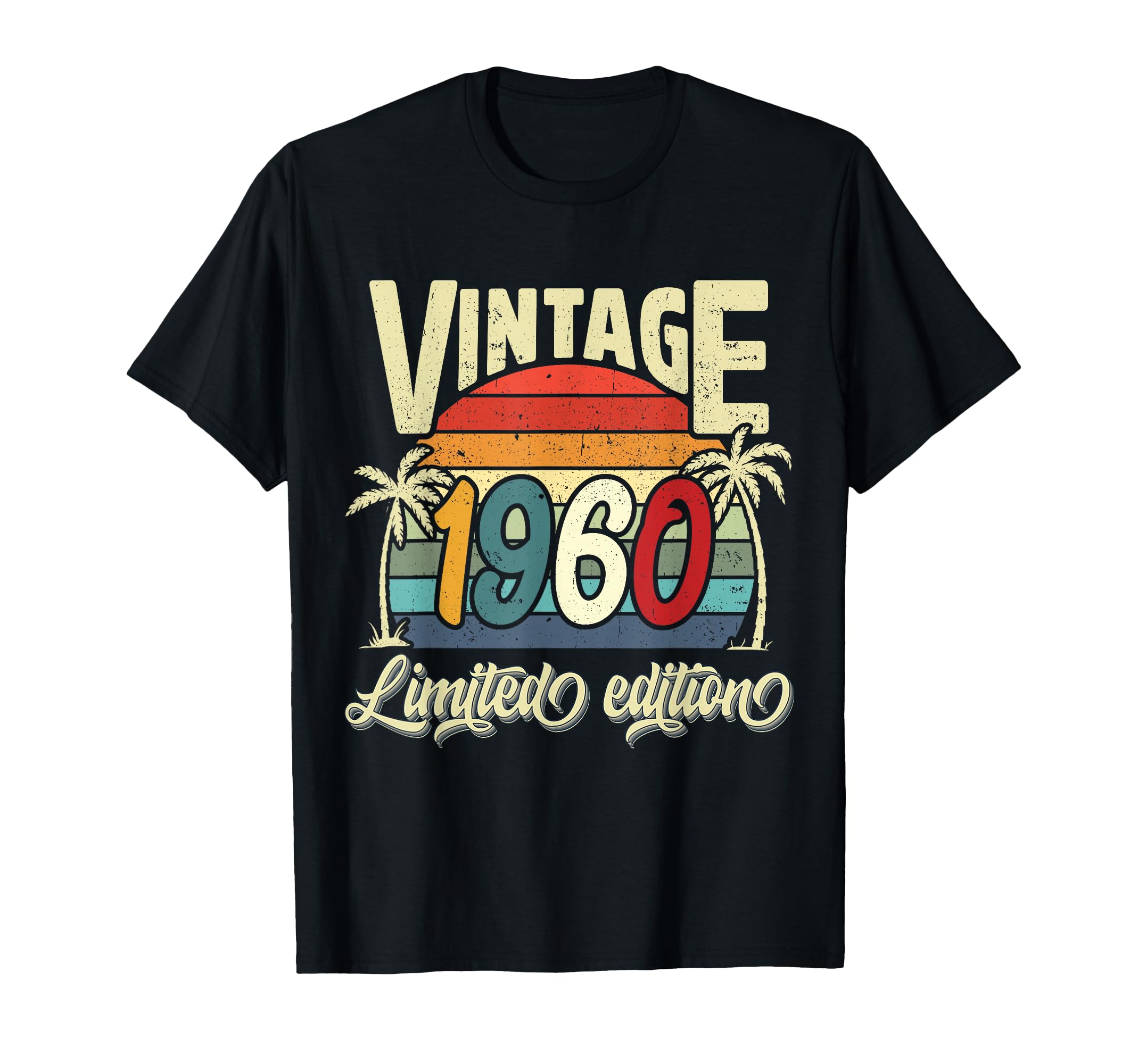Vintage 1960 66th Birthday Limited Edition 66 Years Old Bday T-Shirt