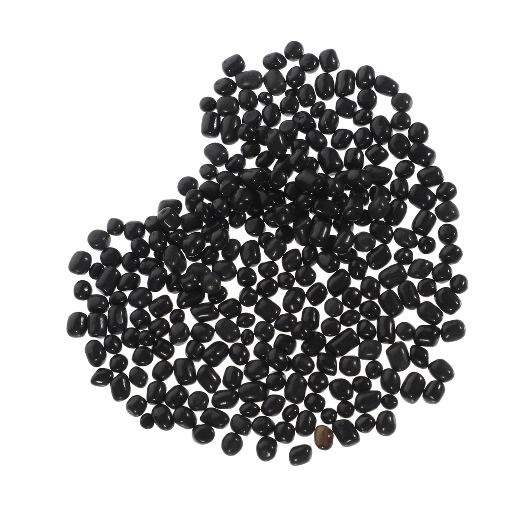 Happyyami 2 Packs Glass Rocks for Planters Aquarium Rocks Vase Fillers Fish Tank Gravel (6 Varieties)