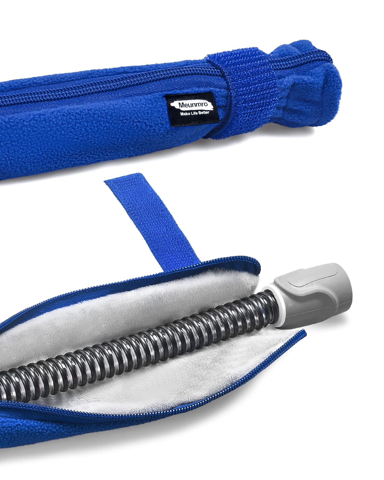 Meunmro 6.5ft Cpap Hose Cover for Heated Tubing, Double-Sided Thickened Cpap Tube Cover Compatible with Resmed Airsense Climatelineair 10&11 Tubes,