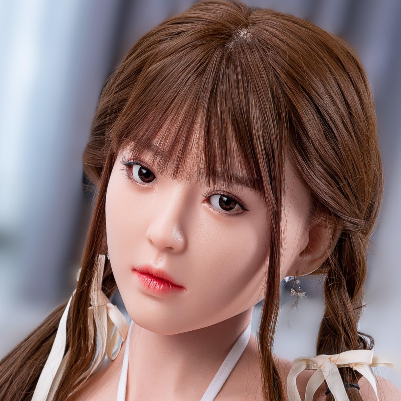 Amazon.co.jp: フィギュアヘッド単体 高級シリコン製 ウィッグ展示用