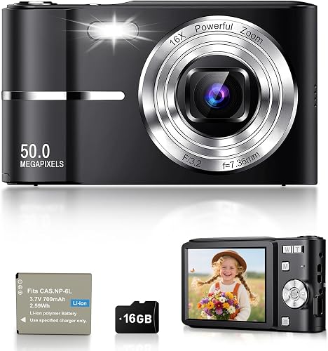 Appareil Photo Numérique 50MP 1080P 