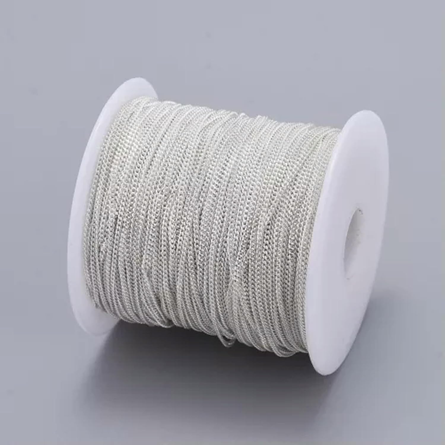 92m/roll Brass Twisted Chains Soldered Curb Chains Multi-Color 1.5x1x0.35mm-Antique Bronze