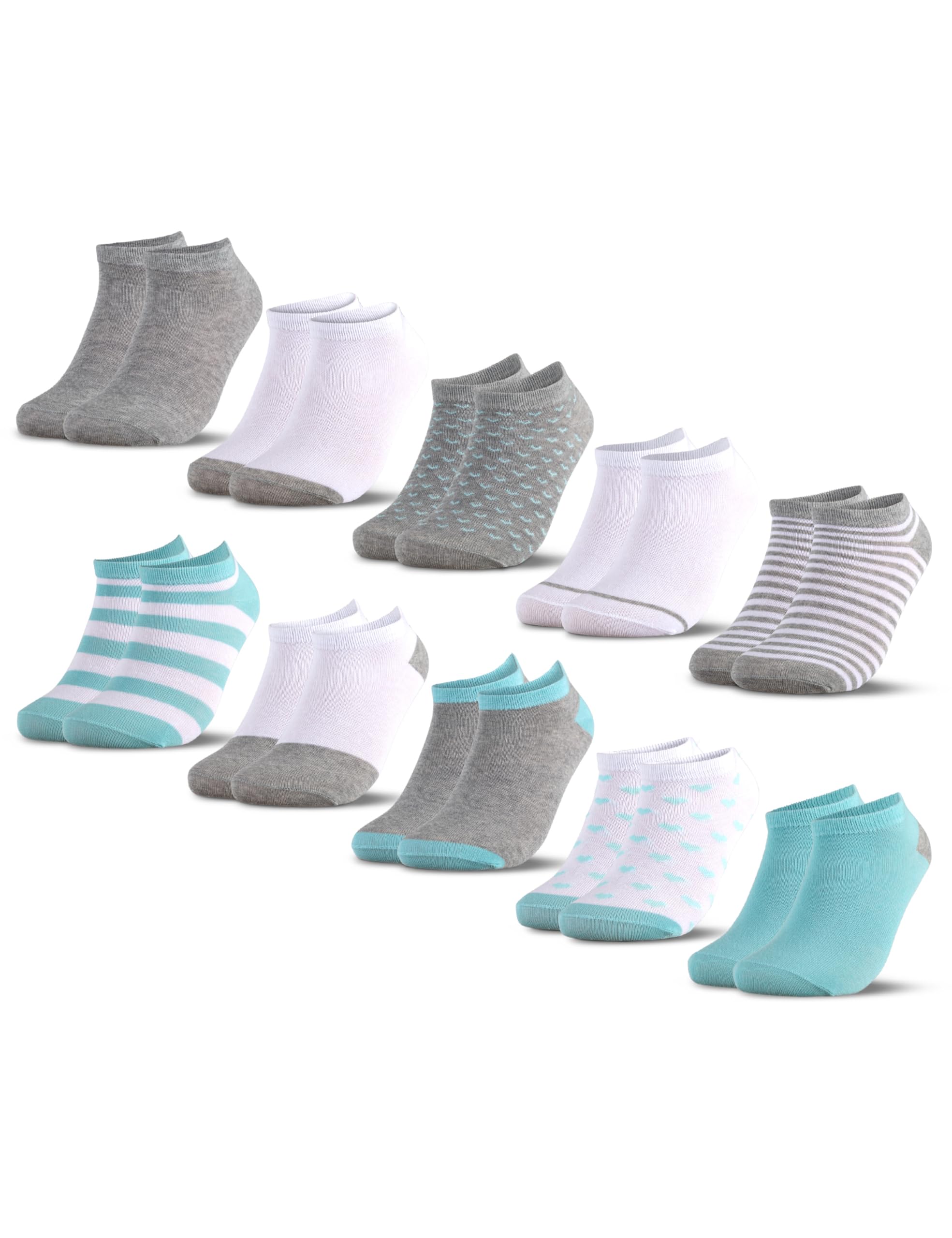 Occulto Calcetines Tobilleros para Niño y Niña 10 Pares (modelo: Mikl) — view 8
